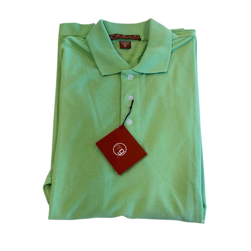 MG Golf Performance Plus Pique Polo Shirt Men's Size M